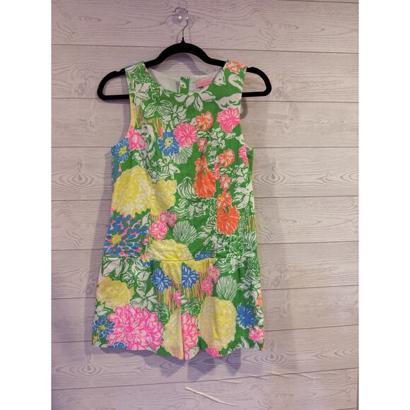 Lilly Pulitzer Dresses & Skirts - Lilly Pulitzer Iggy Sleeveless Shift Dress Womens 2 Pink Floral restortwear